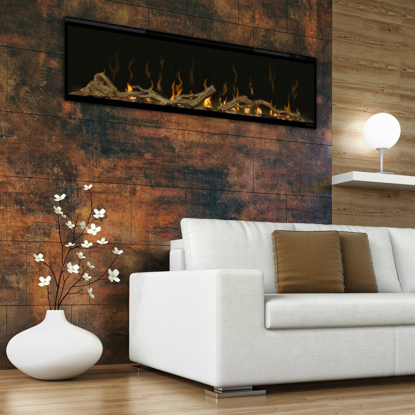 Dimplex Driftwood and River Rock Ember Bed for 50" Ignite XL / Evolve Fireplace