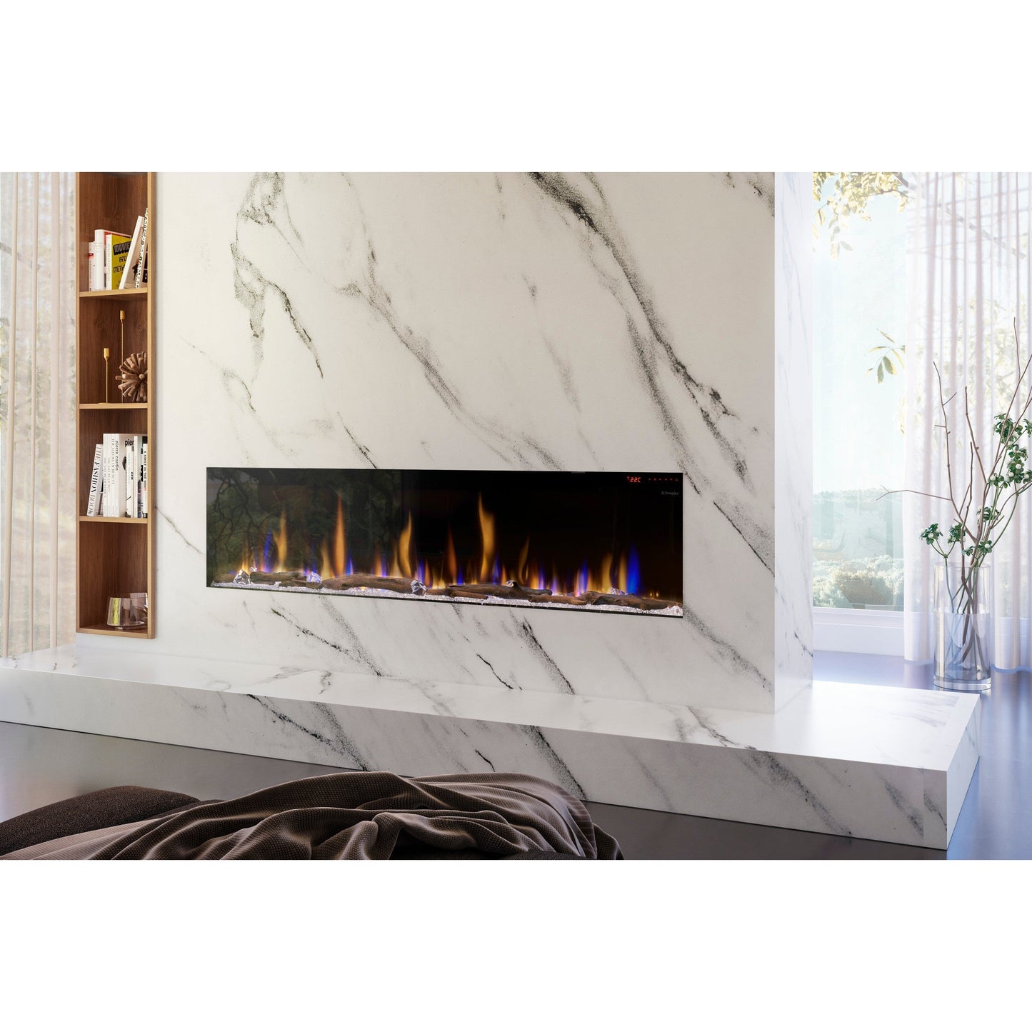 Dimplex Ignite Bold 74" Built-in Linear Electric Fireplace