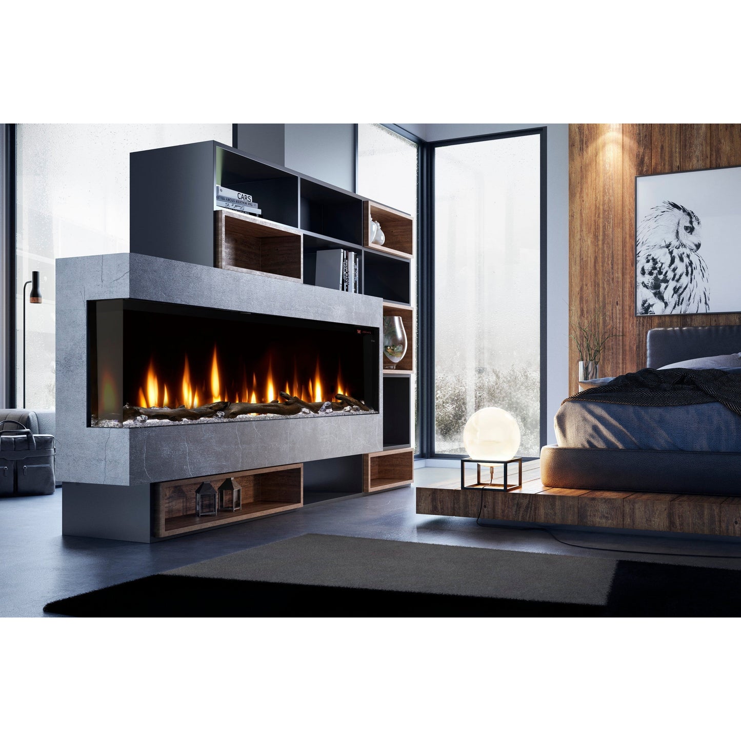Dimplex Ignite Bold 74" Built-in Linear Electric Fireplace