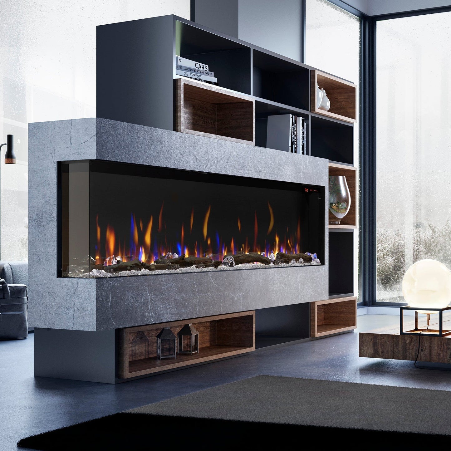 Dimplex Ignite Bold 74" Built-in Linear Electric Fireplace