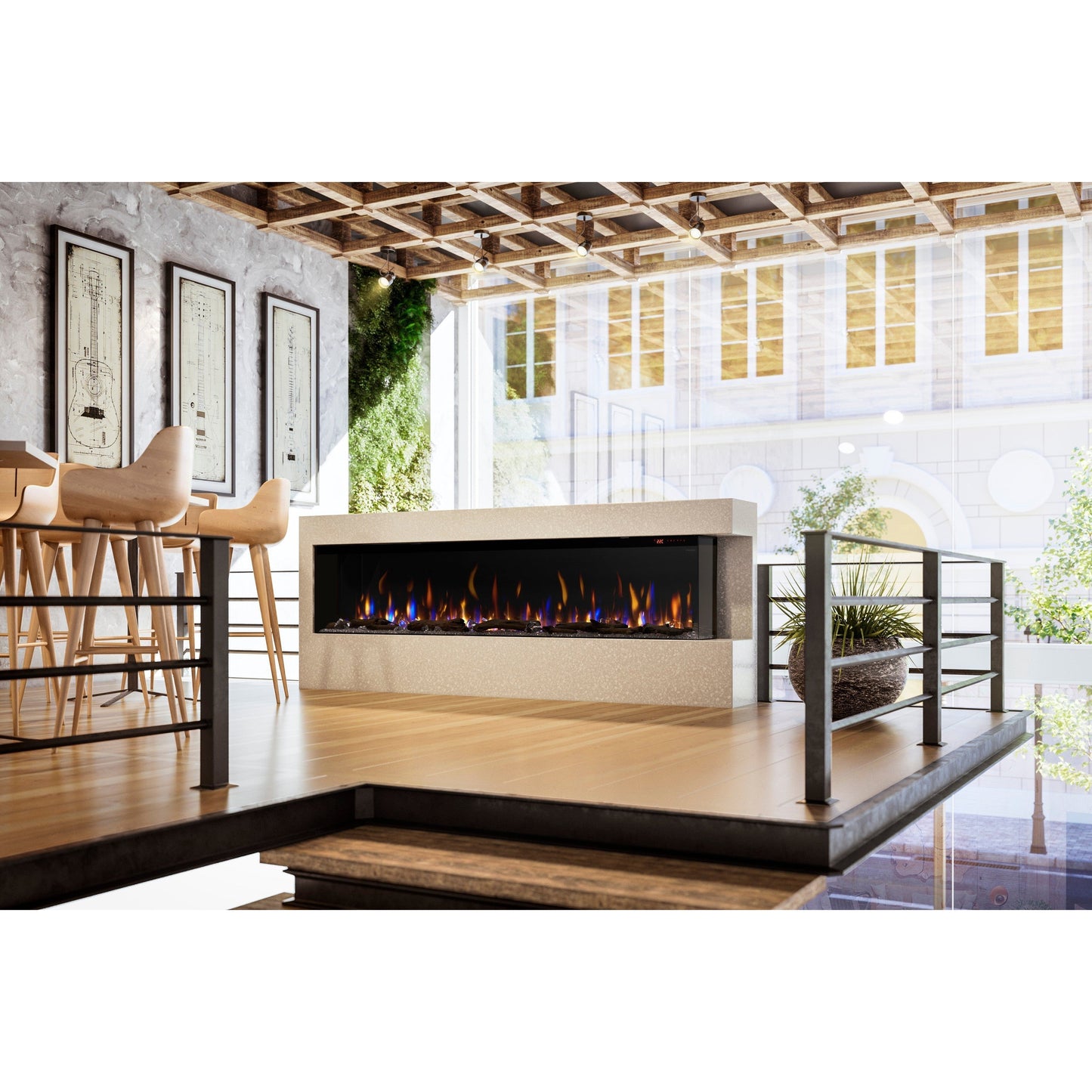 Dimplex Ignite Bold 88" Built-in Linear Electric Fireplace