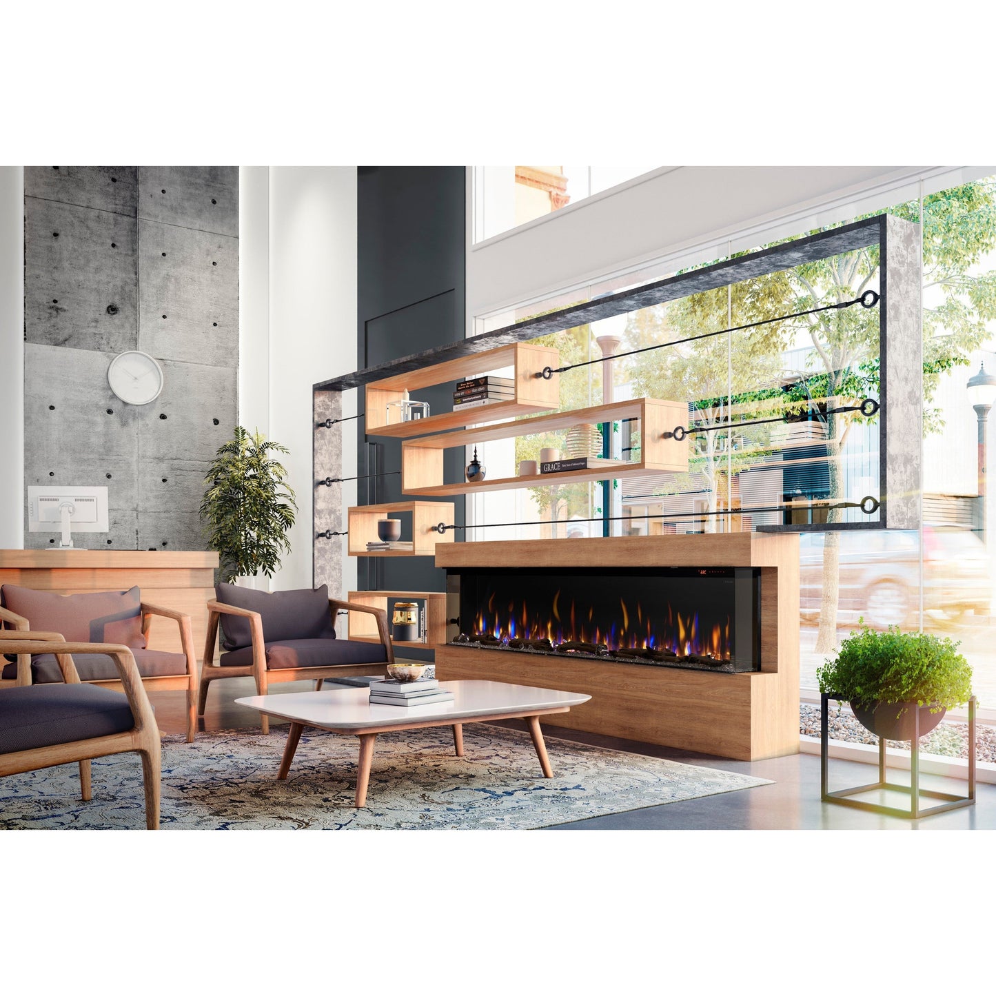 Dimplex Ignite Bold 88" Built-in Linear Electric Fireplace