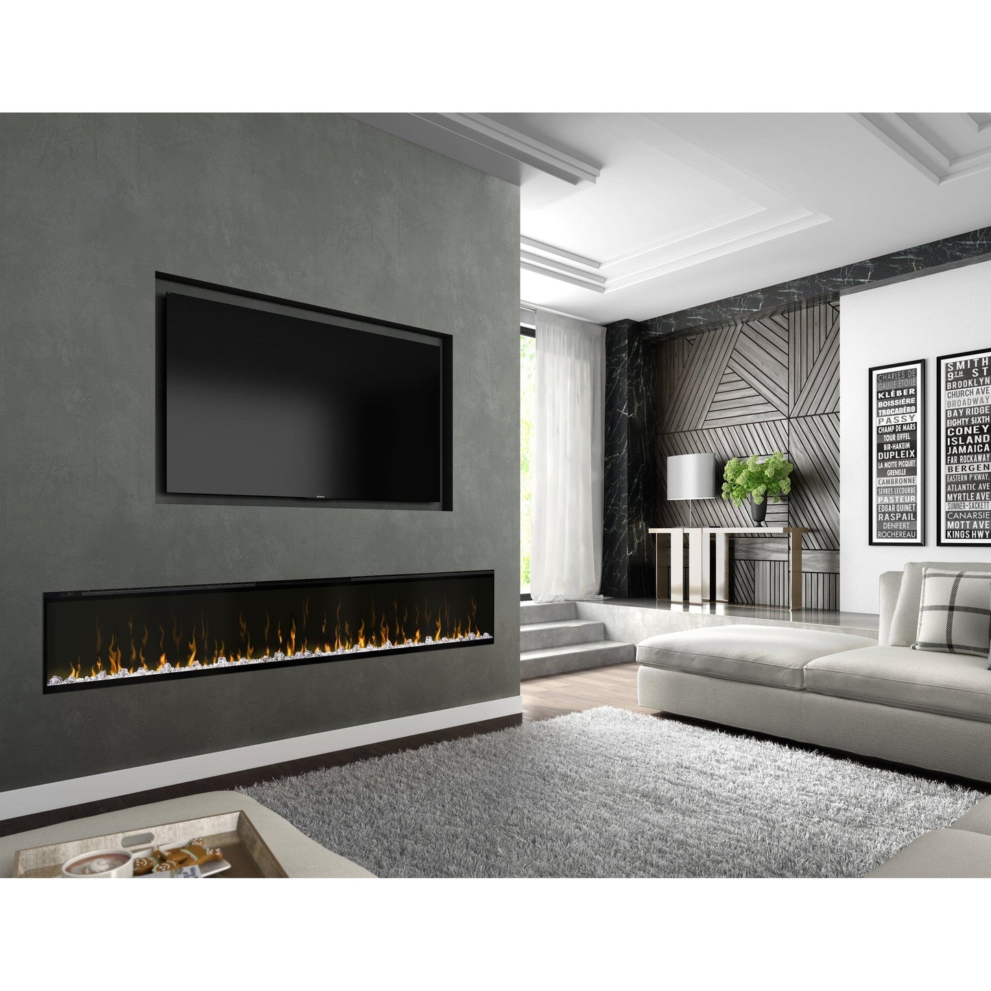 Dimplex IgniteXL 100" Built-in Linear Electric Fireplace