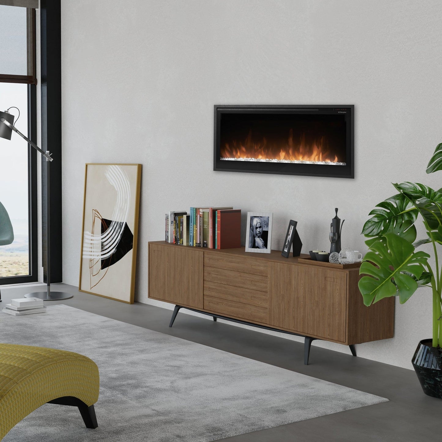 Dimplex Multi-Fire Slim Linear 36" Built-in Linear Electric Fireplace