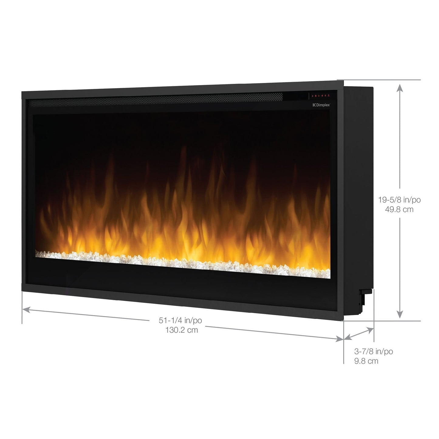 Dimplex Multi-Fire Slim Linear 50" Built-in Linear Electric Fireplace