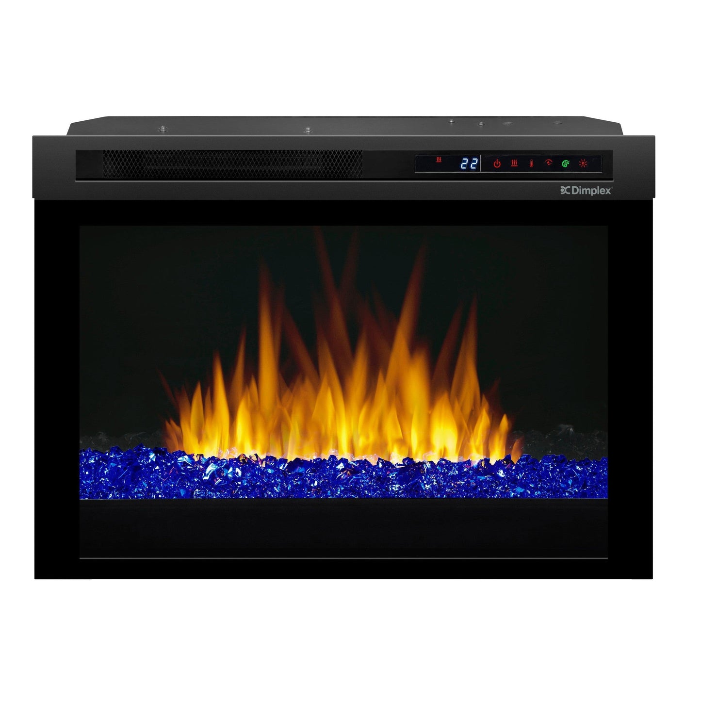 Dimplex Nova 26" Plug-in Electric Firebox With Acrylic Crystals Ember Bed