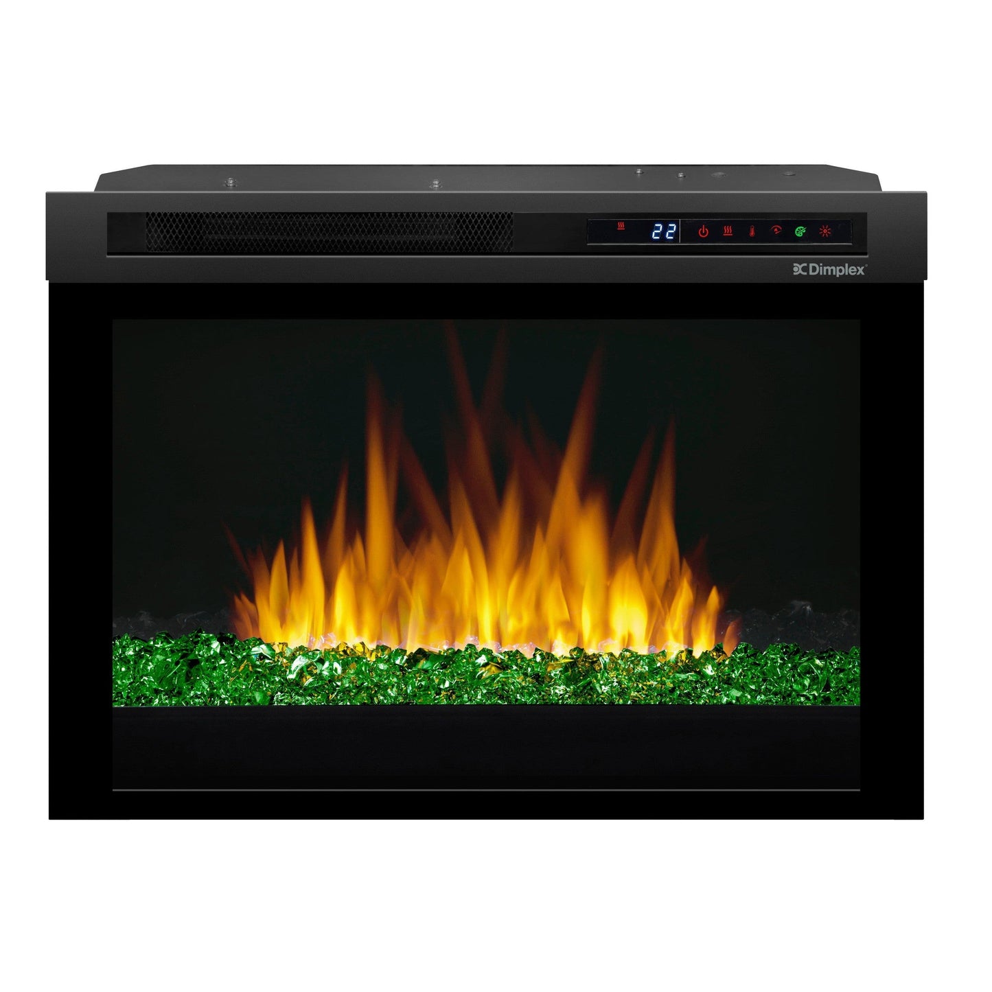 Dimplex Nova 26" Plug-in Electric Firebox With Acrylic Crystals Ember Bed
