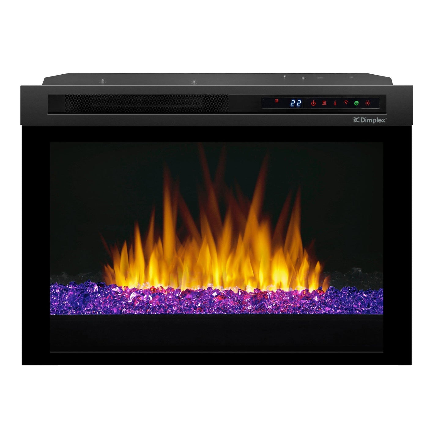 Dimplex Nova 26" Plug-in Electric Firebox With Acrylic Crystals Ember Bed