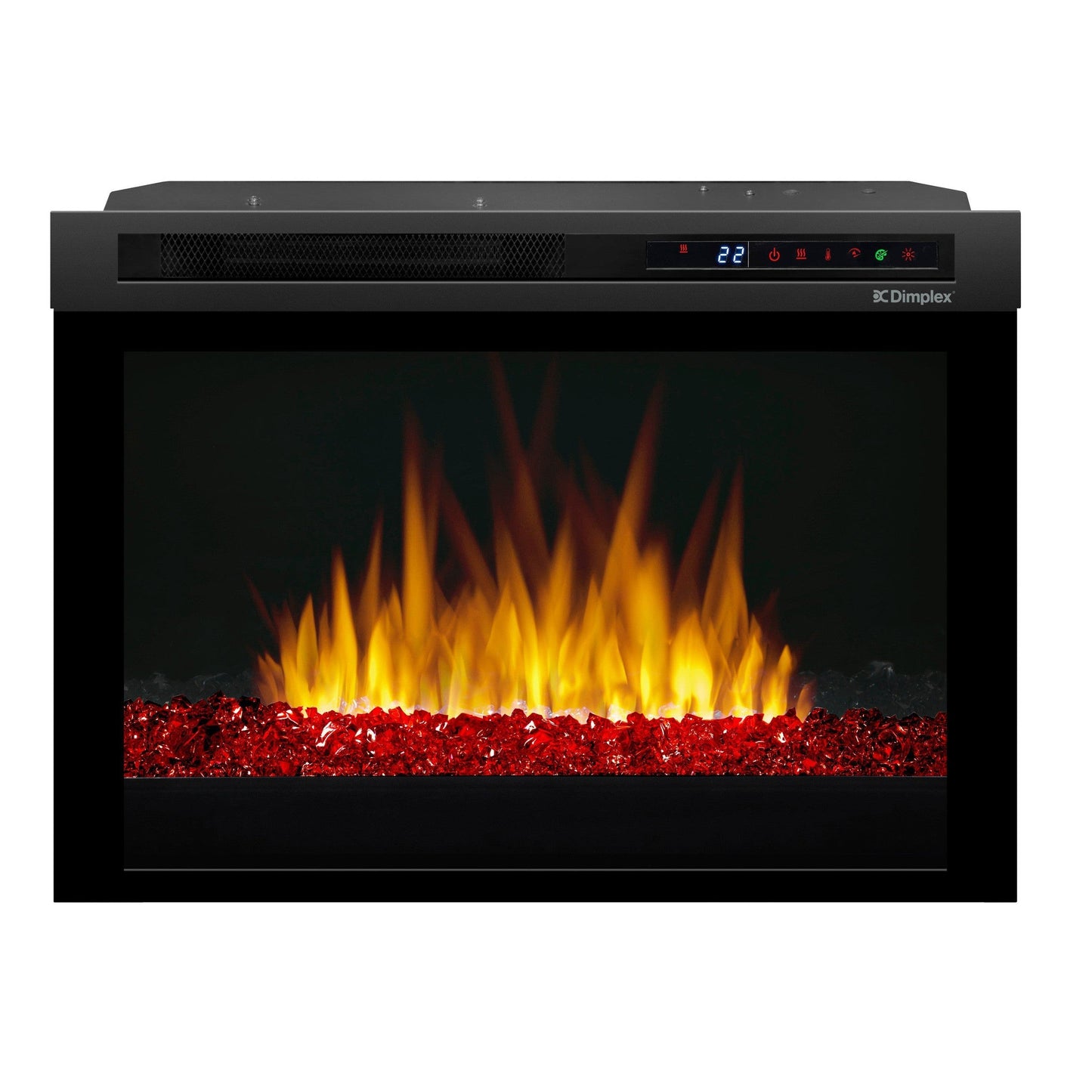 Dimplex Nova 26" Plug-in Electric Firebox With Acrylic Crystals Ember Bed