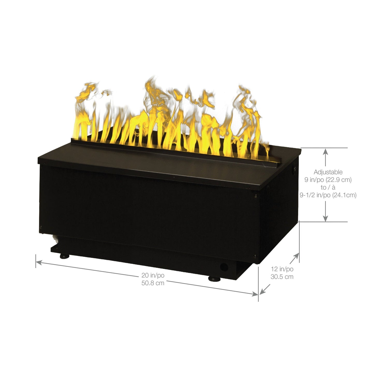 Dimplex Optimyst 500 Cassette 20" Built-in Water Vapor Fireplace