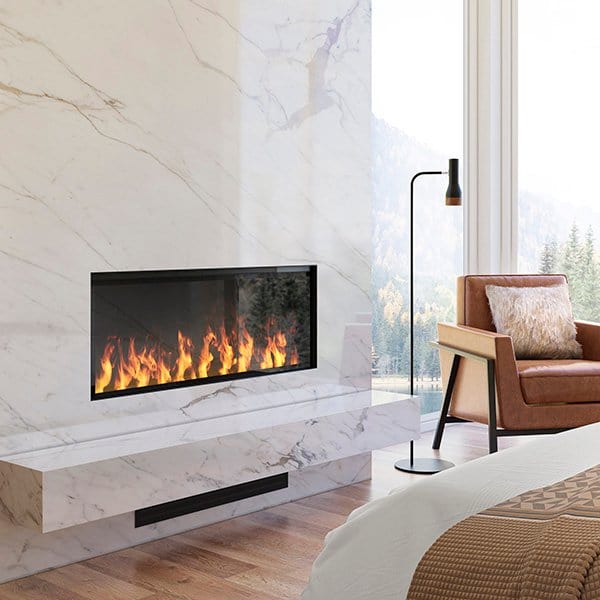 Dimplex Optimyst Linear 46" Electric Fireplace With Acrylic Ice and Driftwood Media