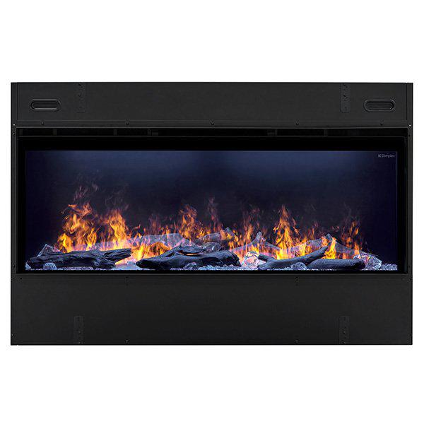 Dimplex Optimyst Linear 46" Electric Fireplace With Acrylic Ice and Driftwood Media
