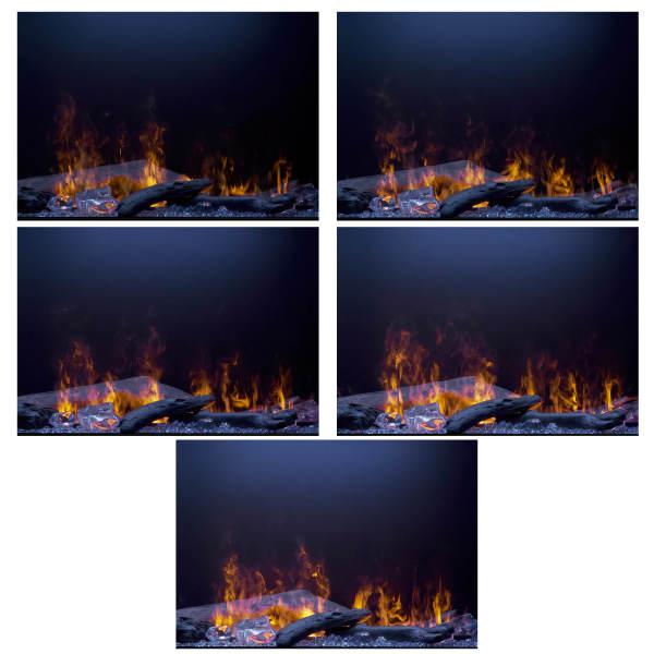Dimplex Optimyst Linear 66" Electric Fireplace With Acrylic Ice and Driftwood Media