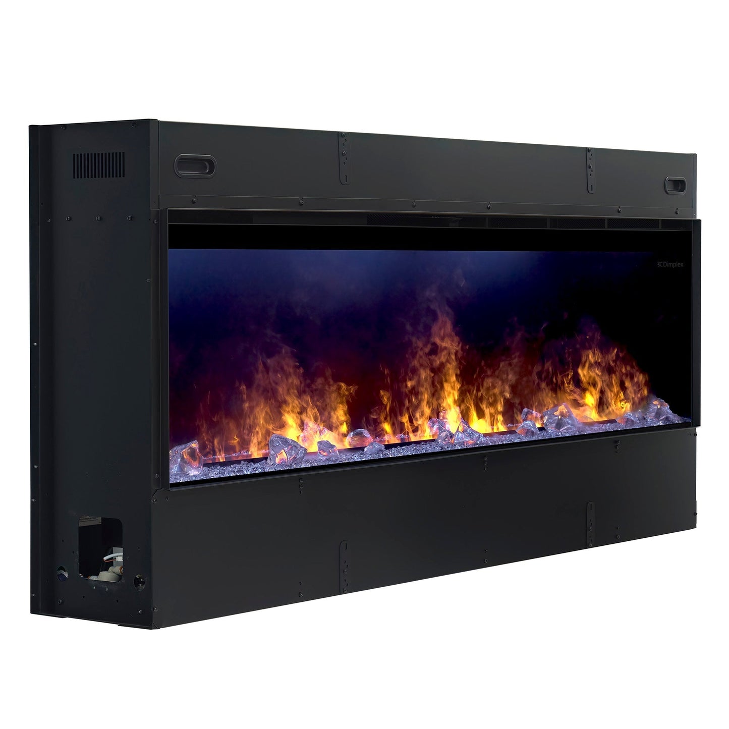 Dimplex Optimyst Linear 66" Electric Fireplace With Acrylic Ice and Driftwood Media