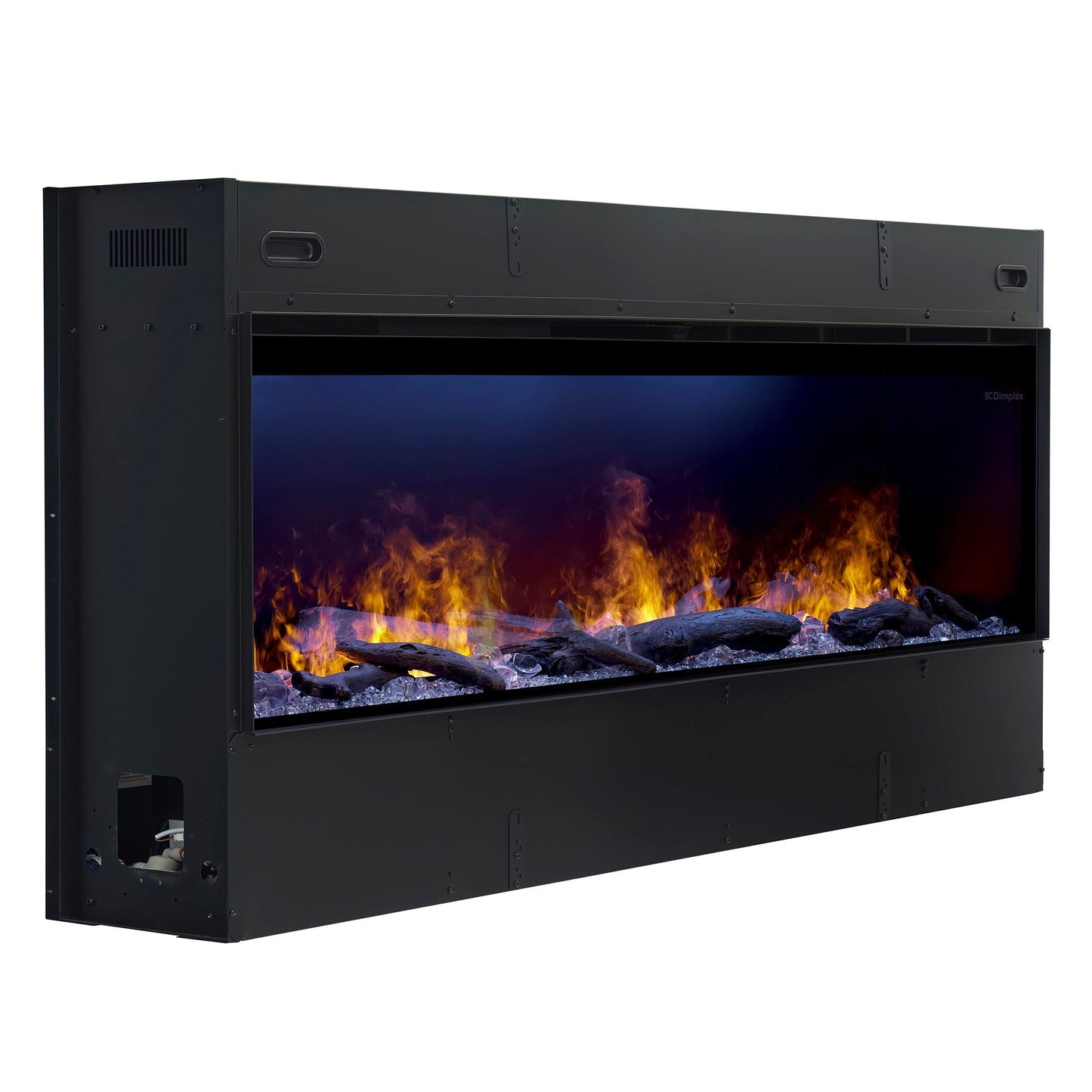 Dimplex Optimyst Linear 66" Electric Fireplace With Acrylic Ice and Driftwood Media