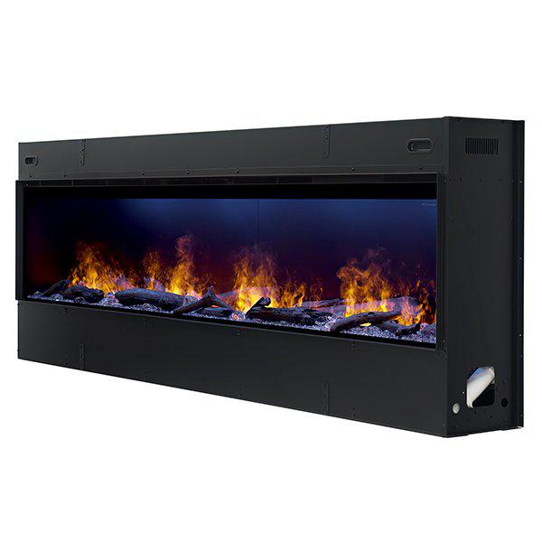 Dimplex Optimyst Linear 86" Electric Fireplace With Acrylic Ice and Driftwood Media
