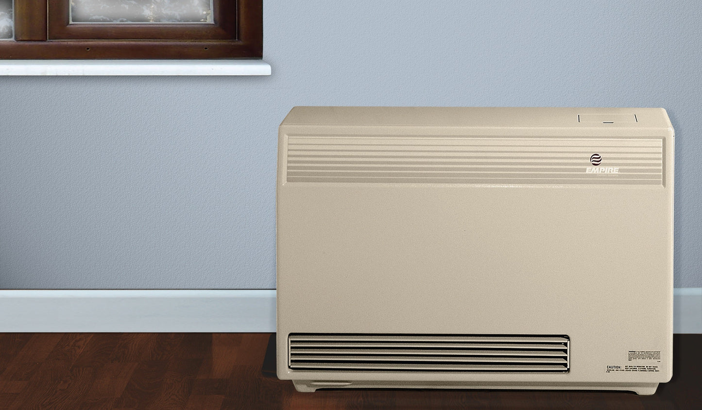 Empire 37" 20,000 BTU Beige High Efficiency Electronic Ignition, Propane Gas Direct Vent Wall Furnace