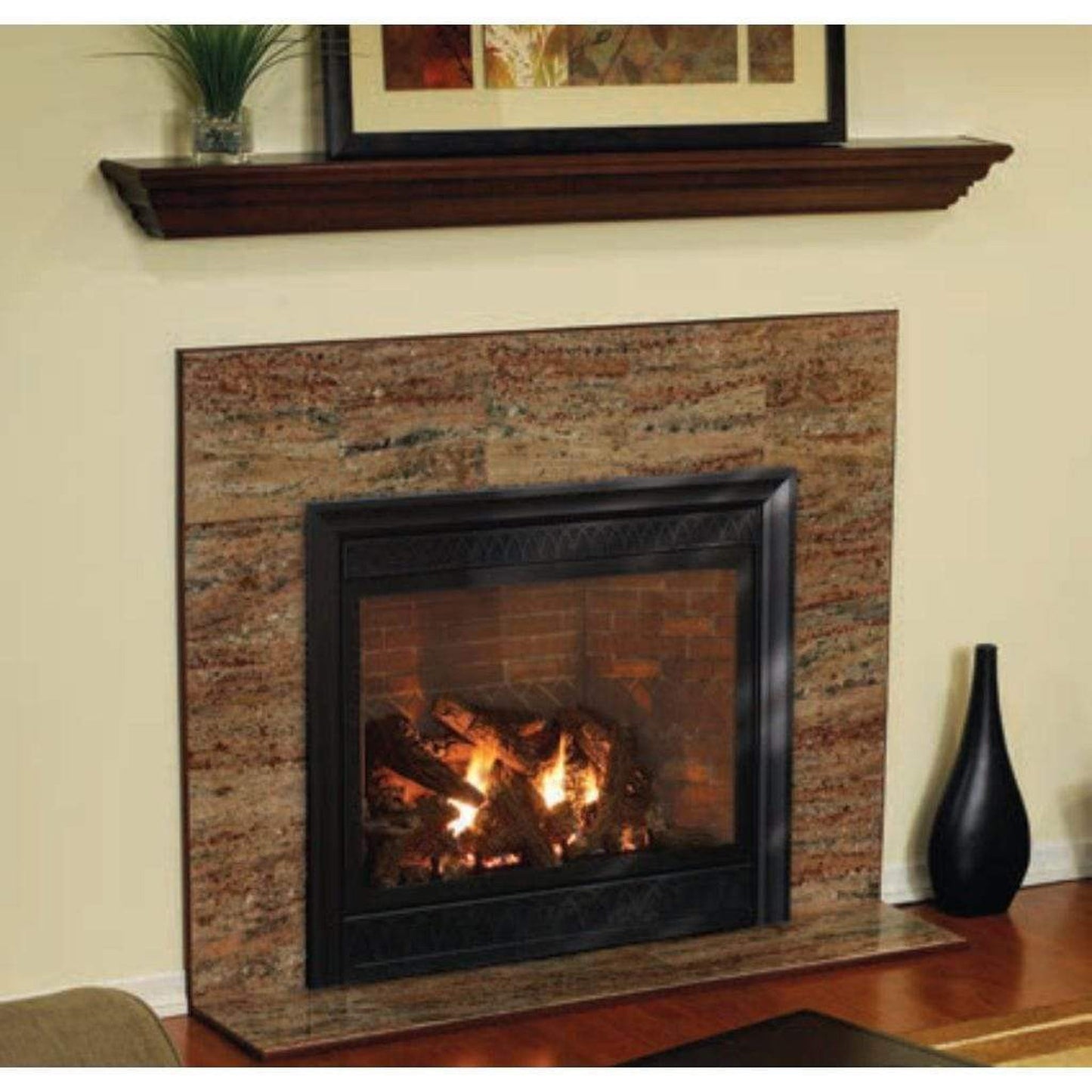 Empire 48" Primed Profile Mantel Shelf