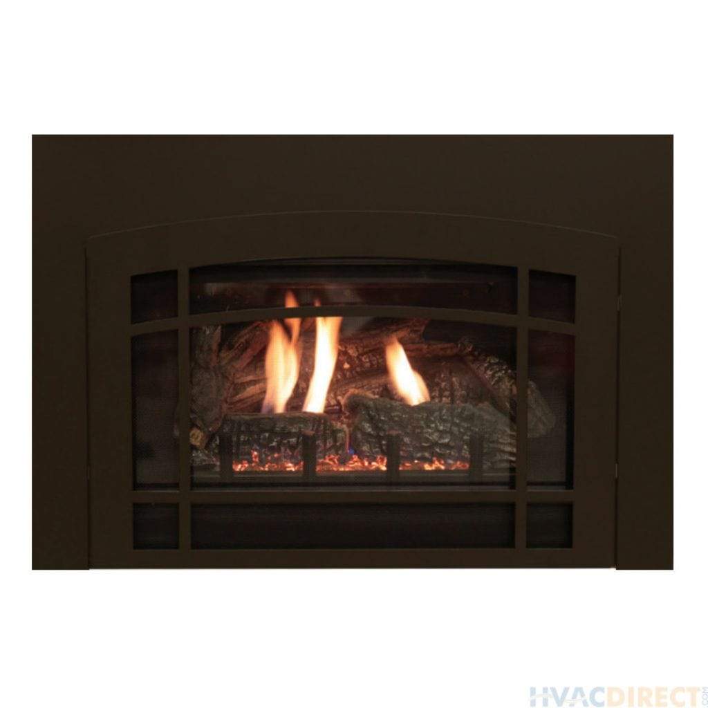 Empire Black Lancaster Front for 28" Small Innsbrook Direct Vent Fireplace Insert