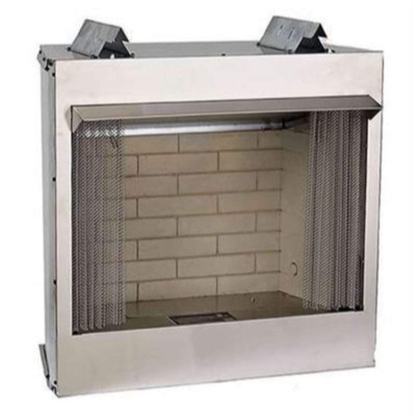 Empire Carol Rose Coastal 42" Stainless Steel Flush Front Refractory Liner, Premium Outdoor Firebox