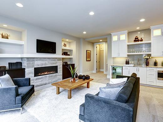 Empire Loft 46" Intermittent Pilot Control With On/Off Switch, Natural Gas Direct Vent Linear Fireplace