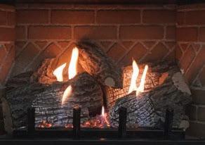 Empire Refractory Log Set for Innsbrook Vent Free Medium Fireplace Insert
