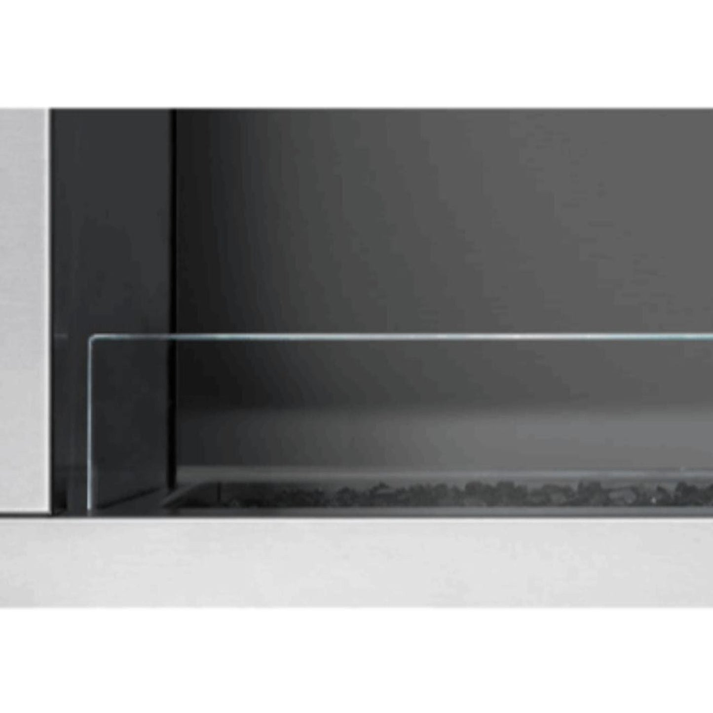 Empire Taller Weather Deflector Glass Panel for 60" Carol Rose Coastal Outdoor Linear See Through Fireplace