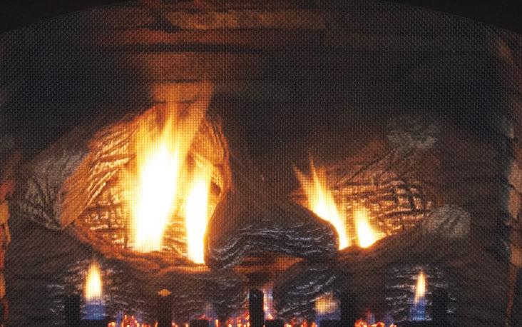 Empire Vail 32" Intermittent Pilot Control With On/Off Switch and Blower, Propane Gas Vent Free Premium Fireplace