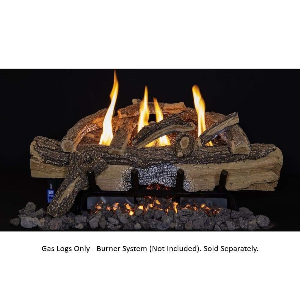 Grand Canyon 18" to 30" Split Oak Vent Free Gas Logs