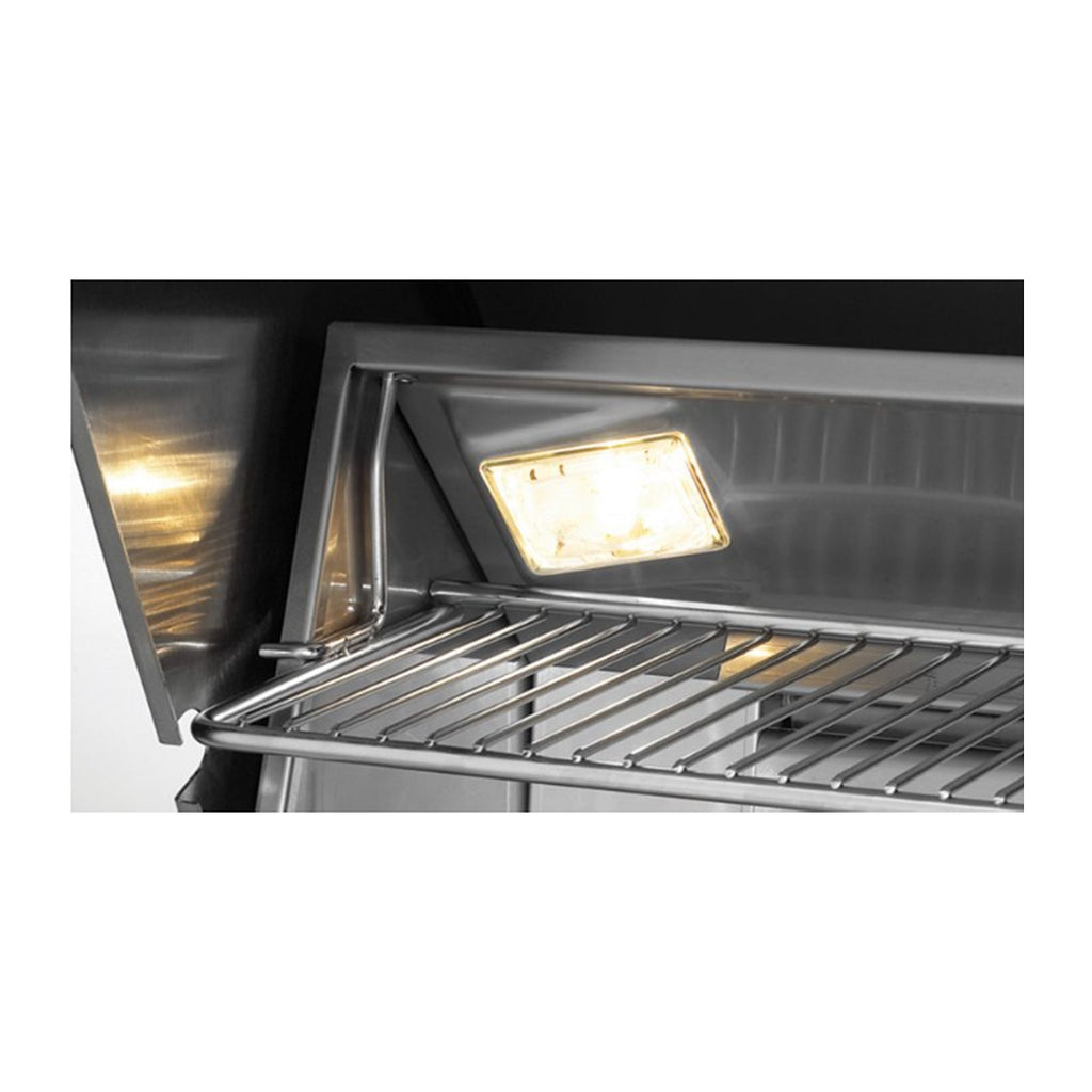Fire Magic Aurora A660s 30" Natural Gas Freestanding Grill with Backburner, Rotisserie Kit, Magic View Window and Analog Thermometer (A660S-8EAN-61-W)