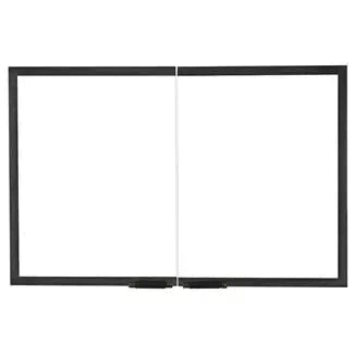 Heatilator Black Gasketed Glass Door for Accelerator 42" Heat-Circulating Wood Burning Fireplace