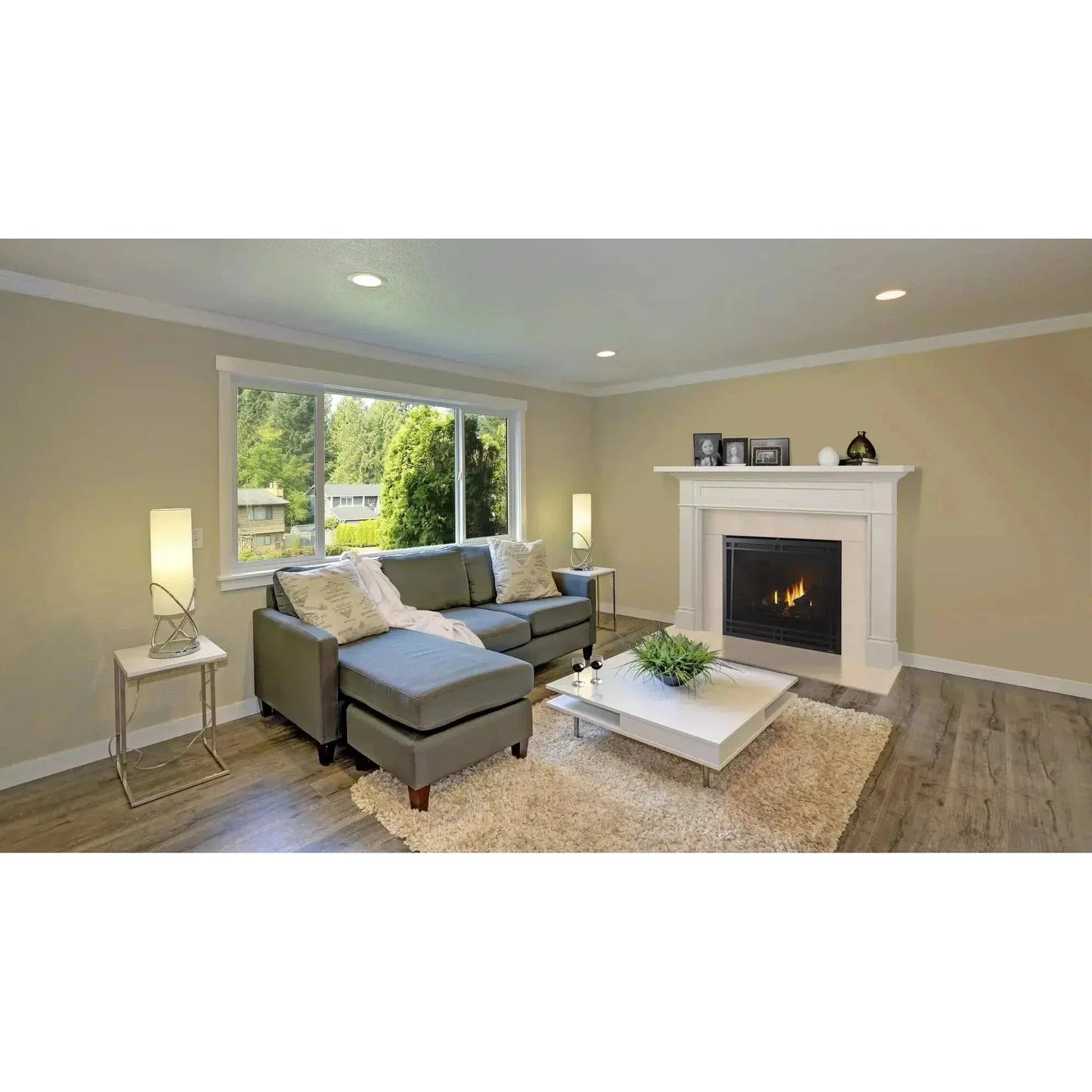 Heatilator Caliber 42" Traditional Top/Rear Direct Vent Propane Gas Fireplace With IntelliFire Touch Ignition System