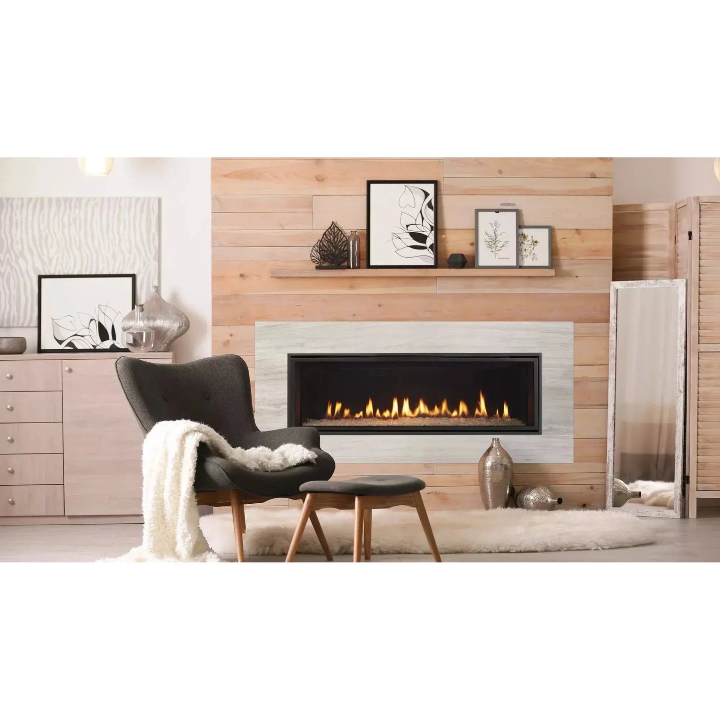 Heatilator Crave 36" Linear Contemporary Top Direct Vent Natural Gas Fireplace With IntelliFire Touch Ignition System