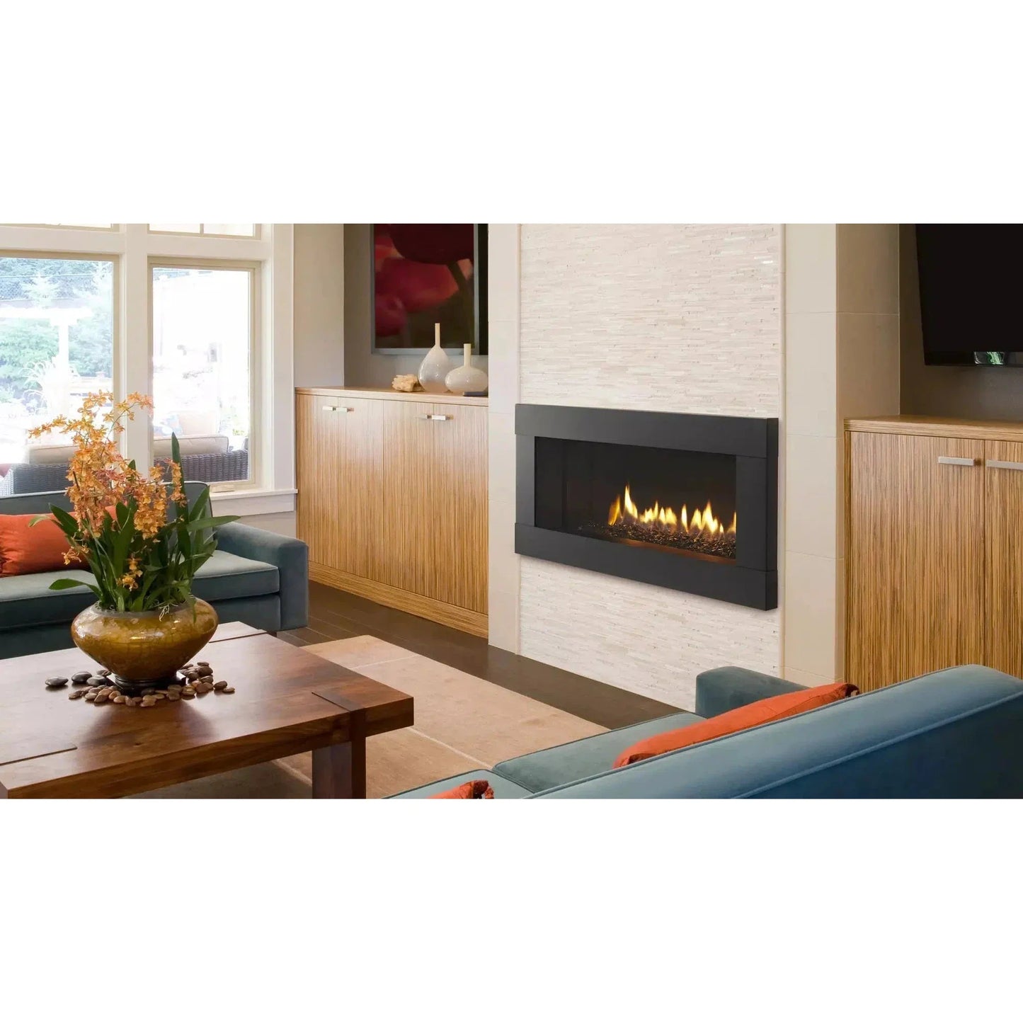 Heatilator Crave 72" Linear Contemporary Top Direct Vent Natural Gas Fireplace With IntelliFire Touch Ignition System