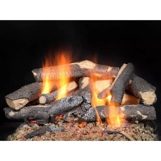 Heatilator Fireside Supreme Oak 18" Refractory Cement Gas Log Set
