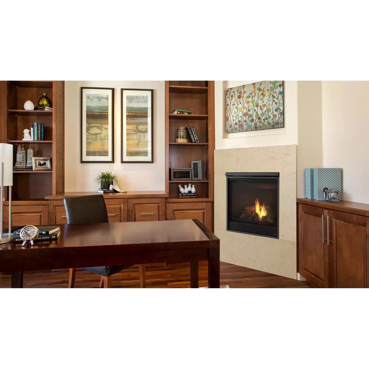 Heatilator Novus 42" Traditional Top/Rear Direct Vent Propane Gas Fireplace With IntelliFire Ignition System