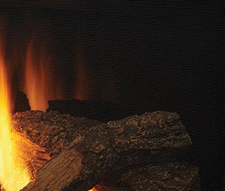 Heatilator Reflective Black Glass Interior Panels for See-Through 36" Gas Fireplace