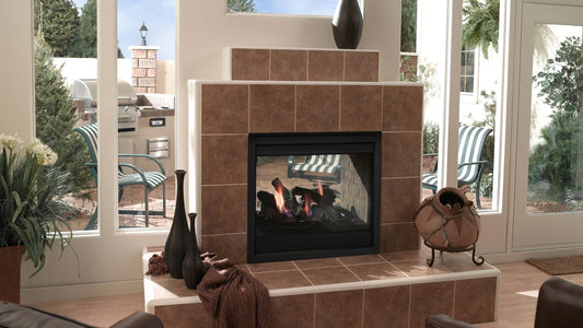 Heatilator Twilight 36" Traditional Indoor/Outdoor See-Through Natural Gas Fireplace With IntelliFire Touch Ignition System
