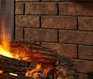 Heatilator Weathered Traditional Brick Interior Liner for See Through 36" Gas Fireplace