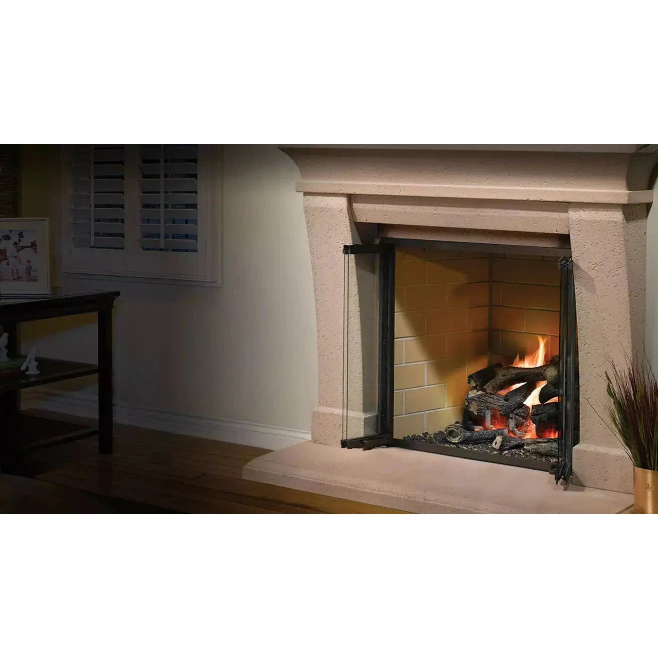 Heatilator Yellow Traditional Molded Brick Panels for Birmingham 42" Wood Burning Fireplace