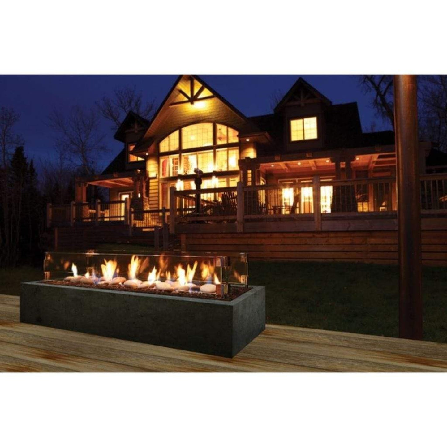 Kingsman Barbara Jean 96" Direct Spark Dexen Control, Natural Gas Outdoor Linear Burner