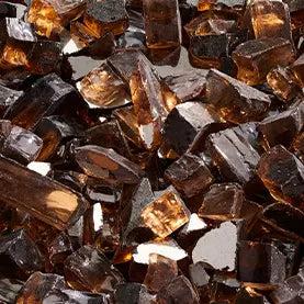 Majestic 10 Lbs. Copper Embers Crushed Glass Media for Meridian Modern Fireplace