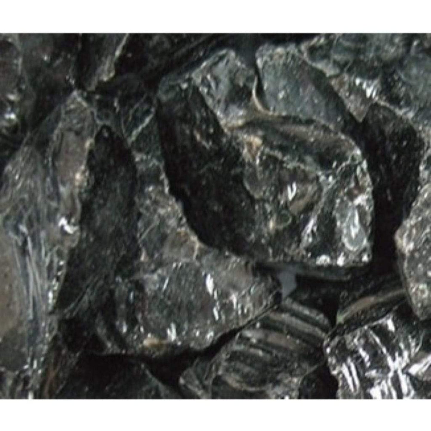Majestic Ebony Crushed Glass Media for Lanai Outdoor Gas Fireplace