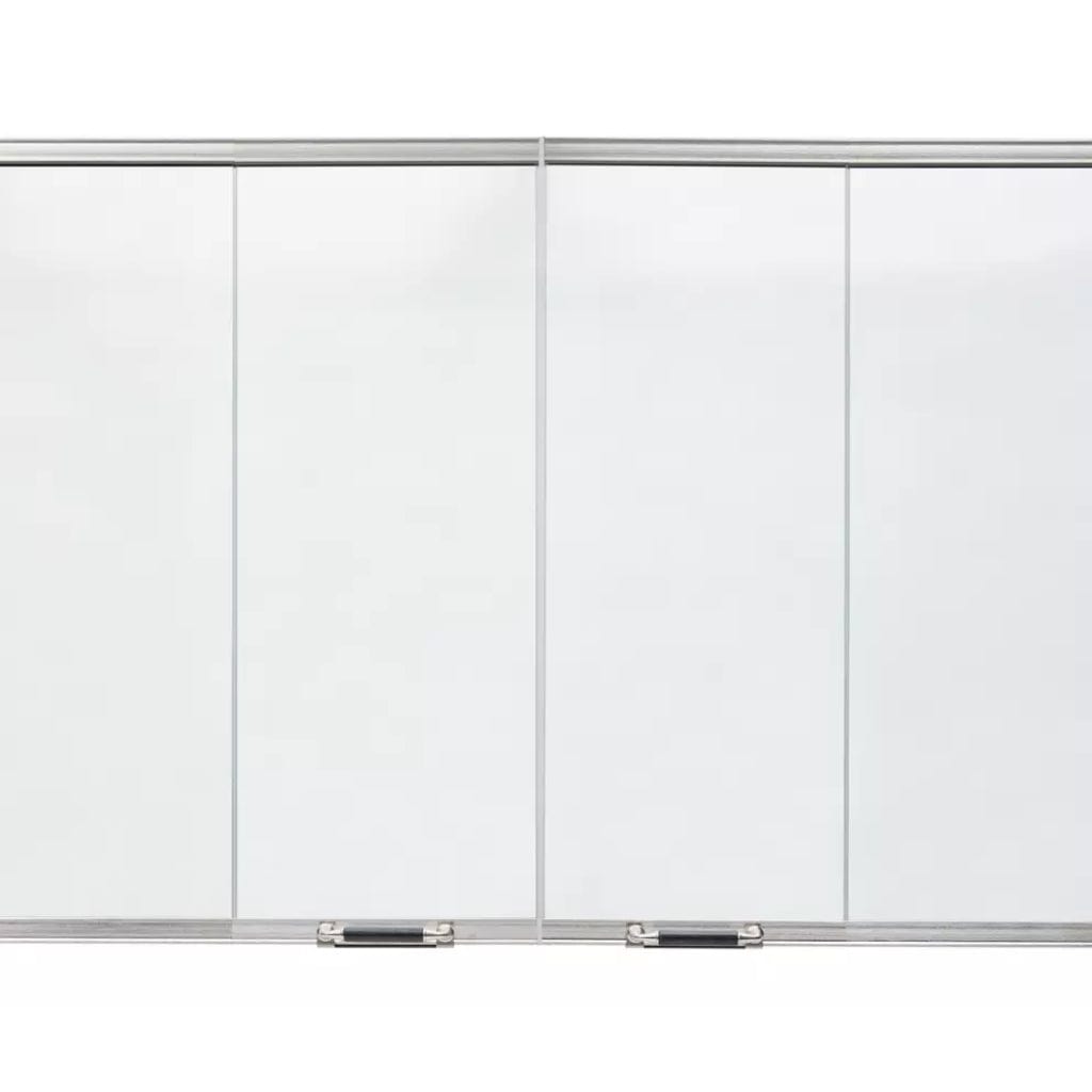 Majestic DM8042-S 42" Stainless Steel Bi-Fold Glass Doors for Cottagewood 42" Wood Burning Fireplace