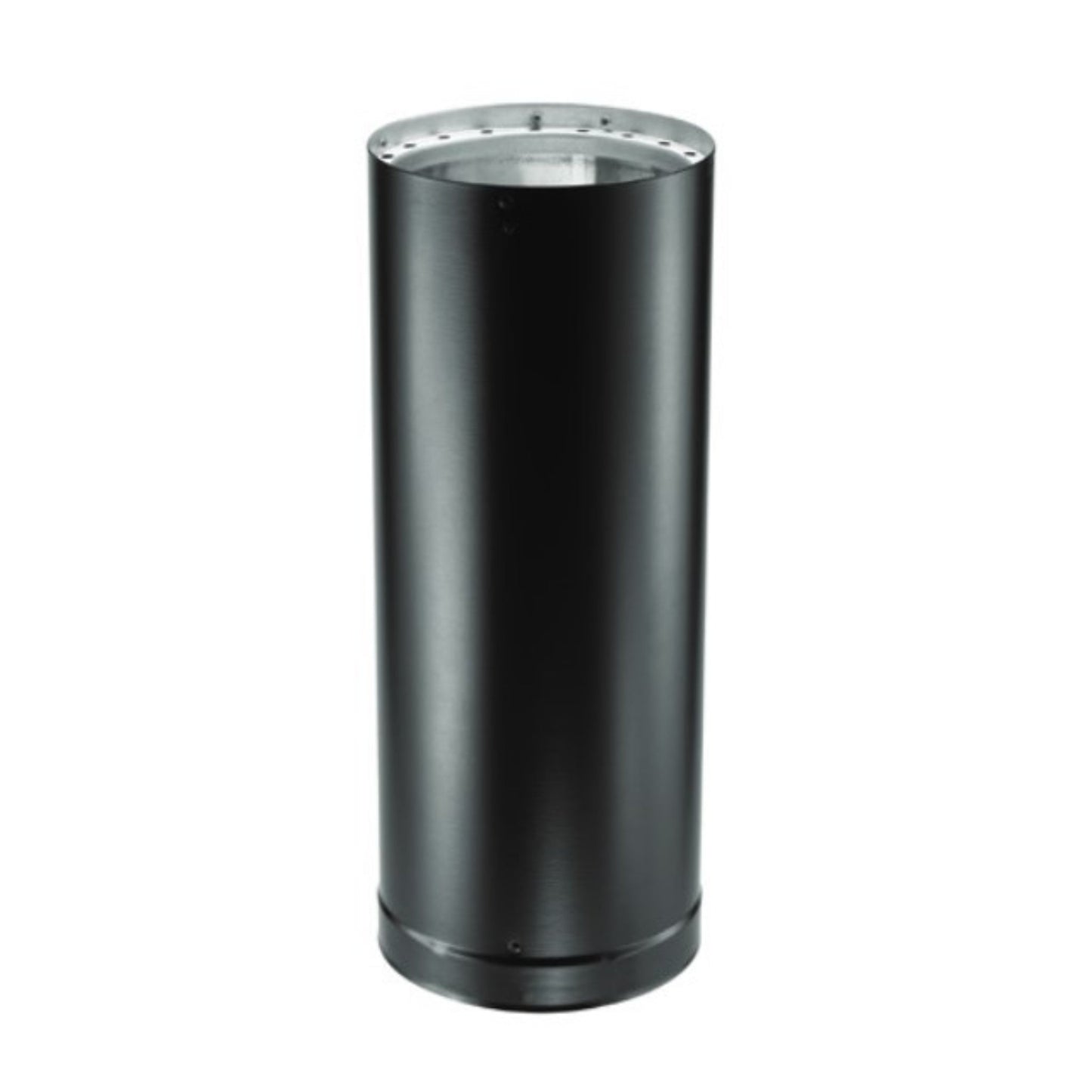 Majestic DVL 6" x 48" Black Double-Wall Pipe