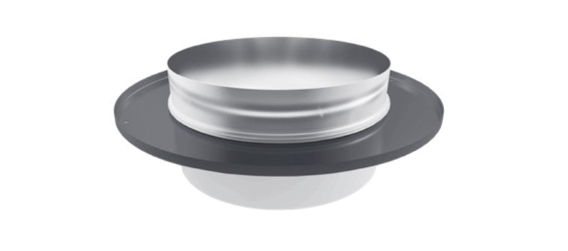 Majestic DVL/DuraBlack 6" Stainless Steel Adapter With Trim