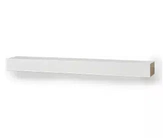 Majestic Design Series 60" White Modern Style Non-Combustible Mantel Shelf
