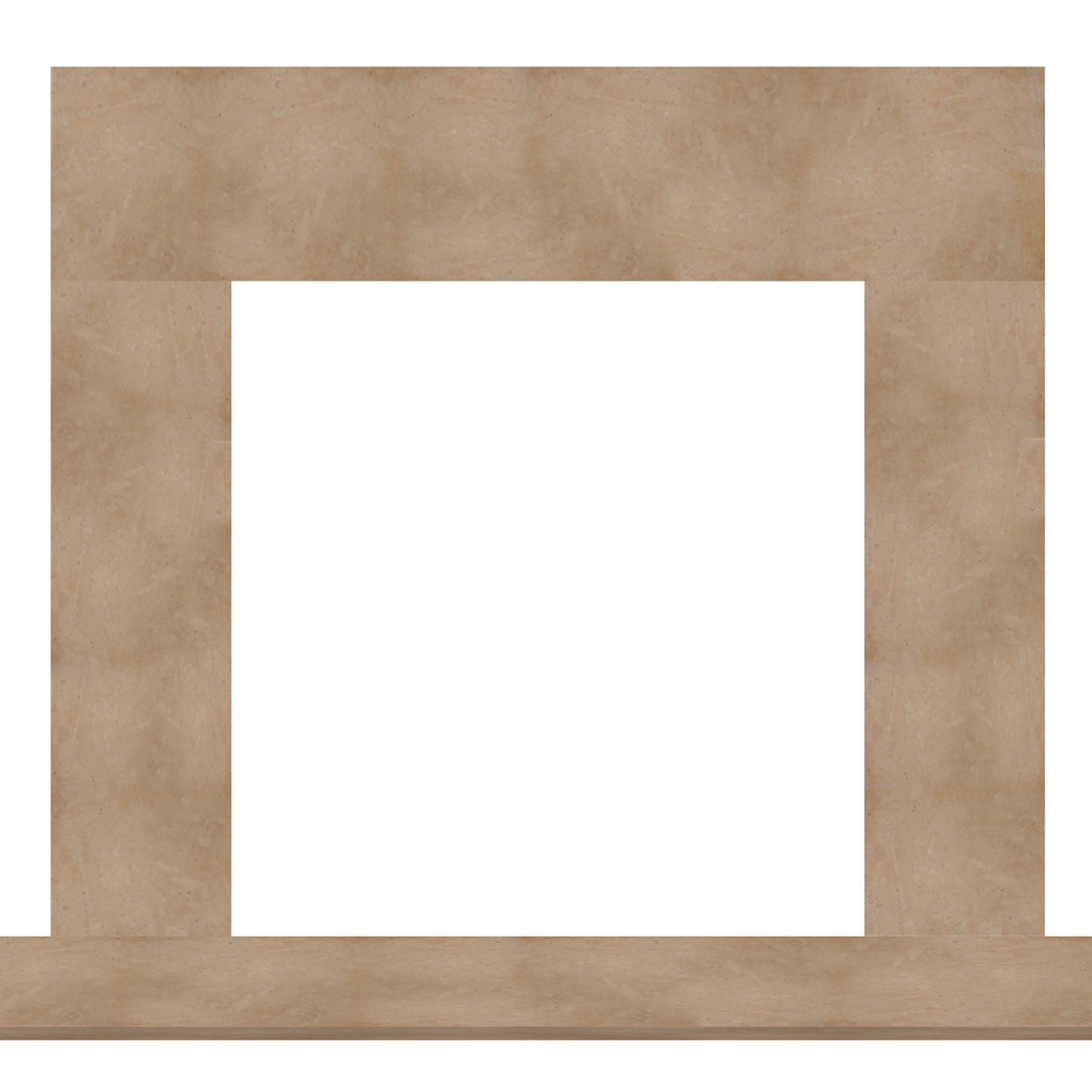 Majestic Design Series Set 2 60" Single-Pack Thala Beige Marble Stone Surround