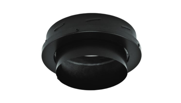 Majestic DuraTech 6" Black Finishing Collar With Adapter