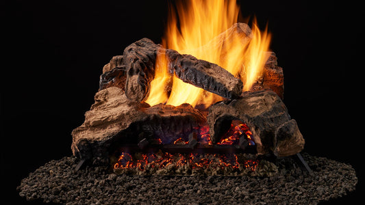 Majestic Duzy 2 30" 4-Piece Fiber Ceramic Vented Gas Log Set